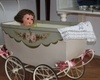 wózek dla lalek stara lalka